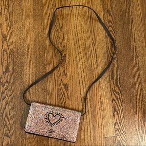 Rare COACH x Keith Haring glitter purse wallet